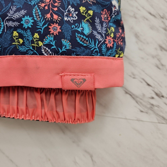 Roxy Toddler Snowsuit Paradise Jumpsuit Grow Technology Fur Collar Blue Pink 2T - Picture 6 of 16